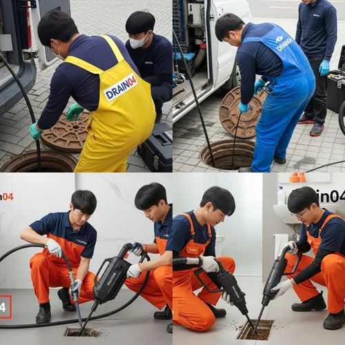 부천 내동 하수구막힘 공장 화장실