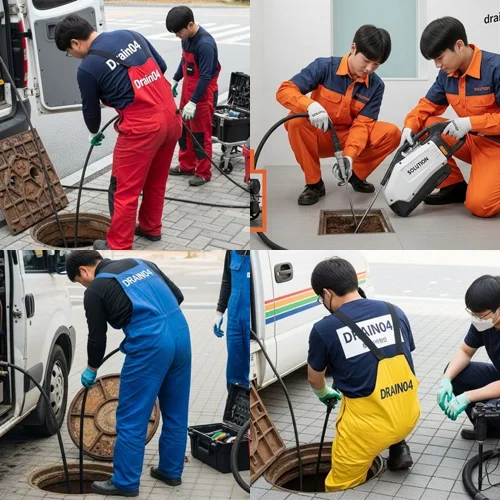 부천 내동 하수구막힘 공장 화장실