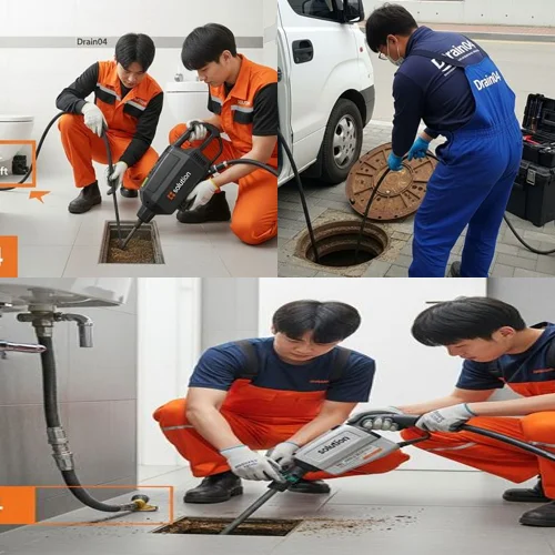 부천 중동 하수구 고압세척 상가 고압세척