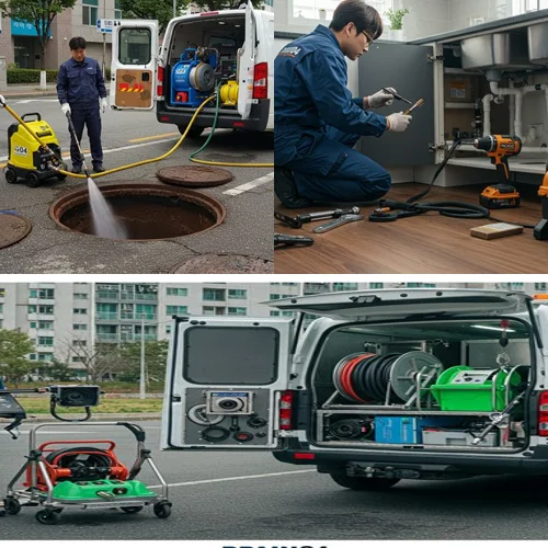 부천 싱크대막힘 악취 차단 트랩