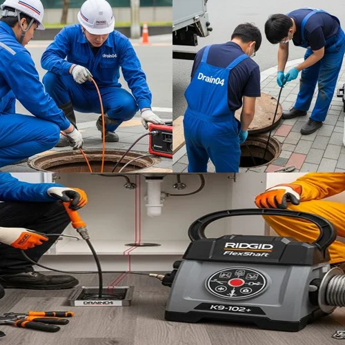 작동 하수구뚫음 가든 식당