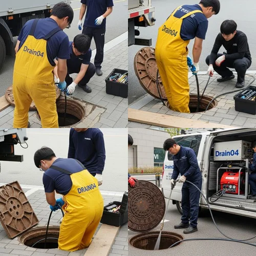 심곡동 하수구뚫음 식당 배관