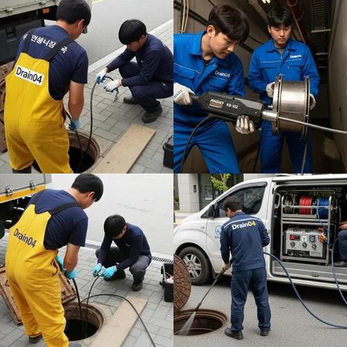 심곡동 하수구뚫음 식당 배관