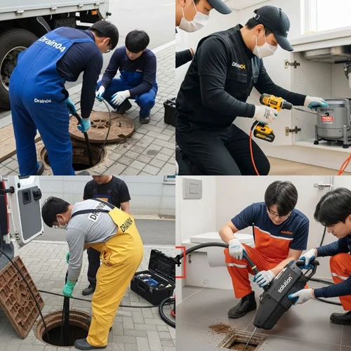 오정구 배수구막힘 공장 바닥