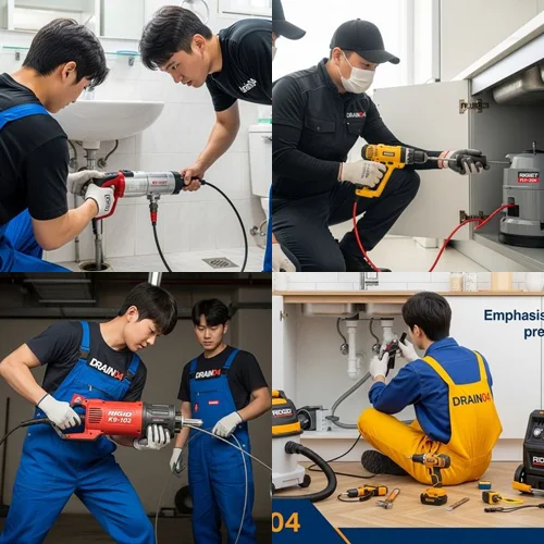 약대동 하수구 고압세척 배관 청소