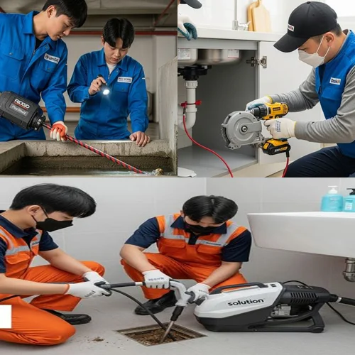 약대동 하수구 고압세척 배관 청소