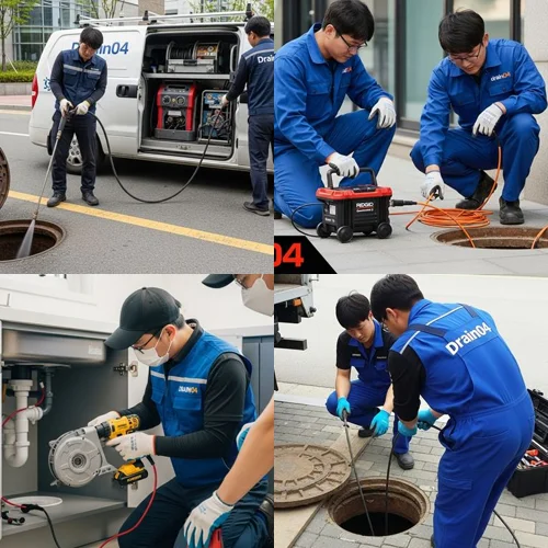 약대동 하수구 고압세척 배관 청소