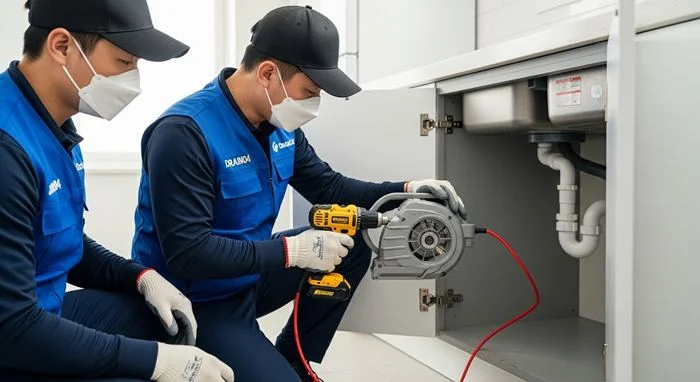 옥길동 배수구막힘 신축 상가