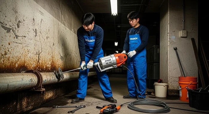 오정구 하수구 고압세척 오수관 세척