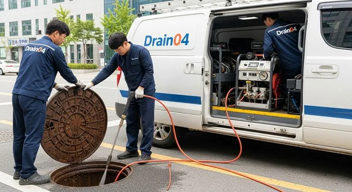 원종동 하수구 고압세척 다세대 주택