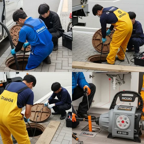 오정구 화장실 막힘 공장 화장실