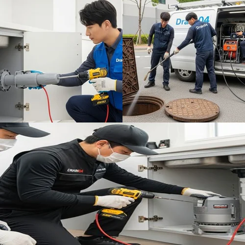 오정동 화장실 막힘 군부대 인근