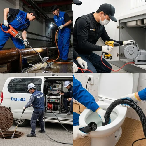 송내동 하수구 고압세척 식당가 배관