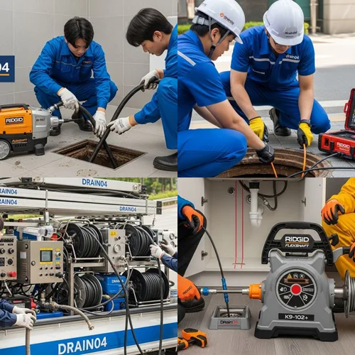 오정구 화장실 막힘 현장 화장실