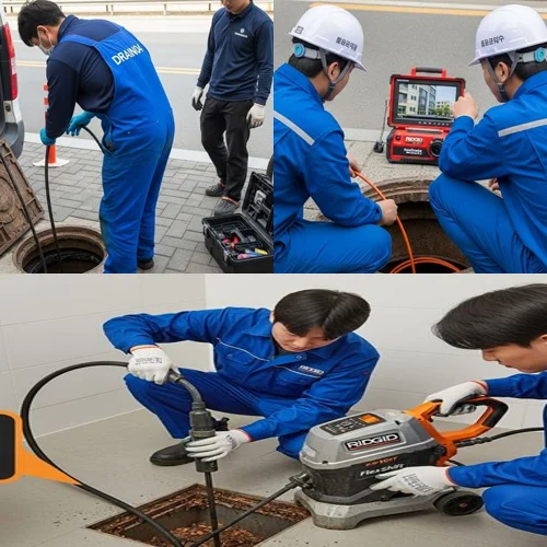 오정구 화장실 막힘 현장 화장실