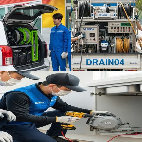 작동 변기막힘 주택 변기 수리