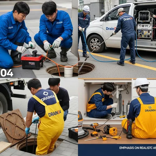 부천 상동 싱크대막힘 아파트 주방