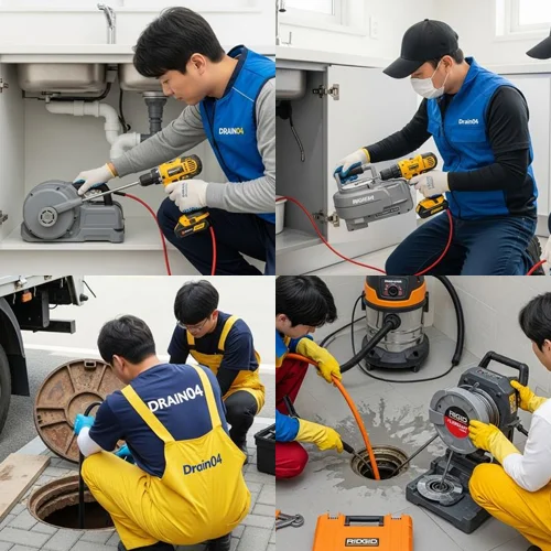 소사구 하수도막힘 주택 하수도