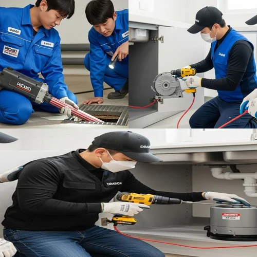 오정구 하수도막힘 오수관 막힘