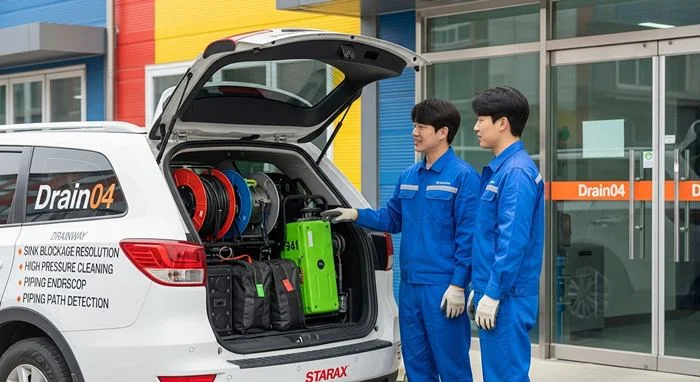 심곡동 하수구 고압세척 대학가 배관