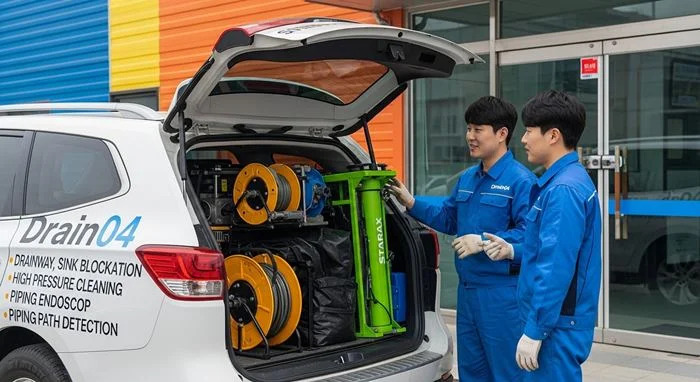 부천 싱크대막힘 배관 스케일링